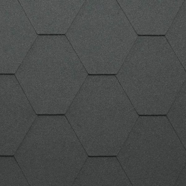 Гибкая битумная черепица Katepal KL, серый